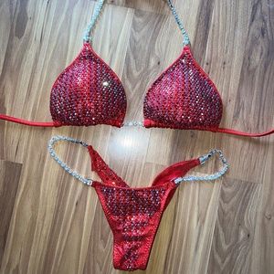 ToxicAngelz Red Competition Bikini